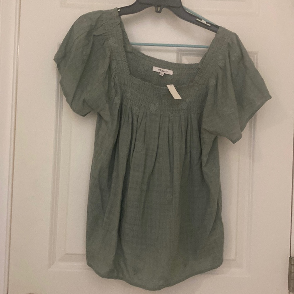 Madewell nwt flowy blouse size s